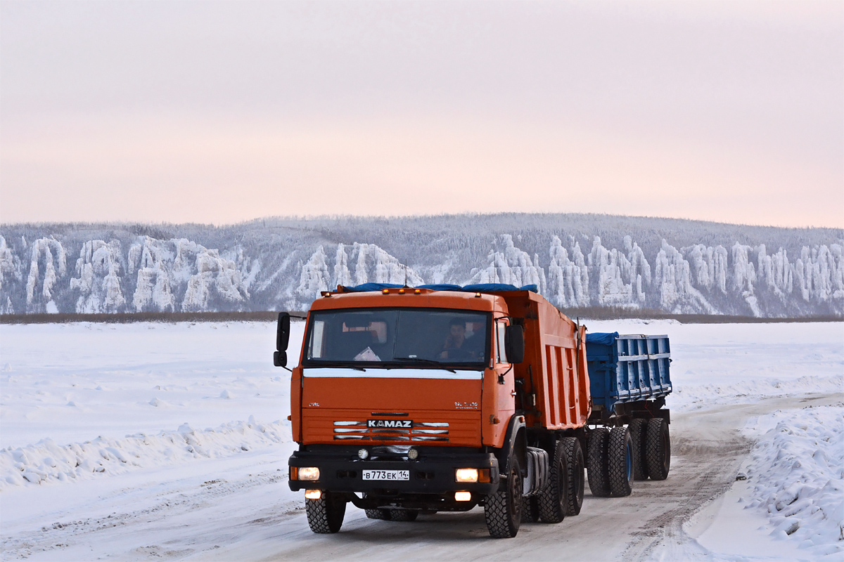 Саха (Якутия), № В 773 ЕК 14 — КамАЗ-65115 [651150]