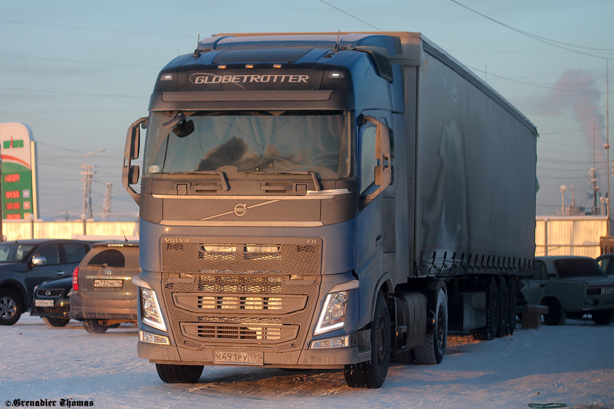 Свердловская область, № К 491 РУ 196 — Volvo ('2012) FH.420