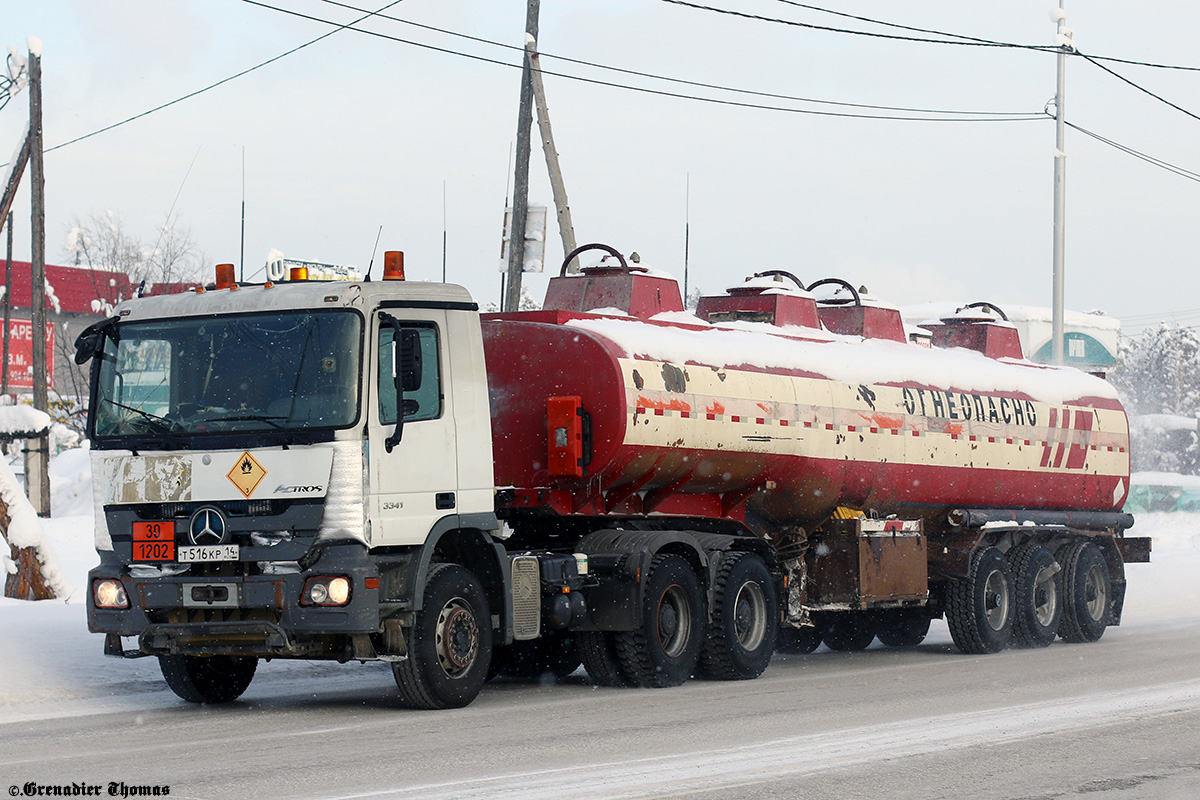 Саха (Якутия), № Т 516 КР 14 — Mercedes-Benz Actros '09 3341 [Z9M]