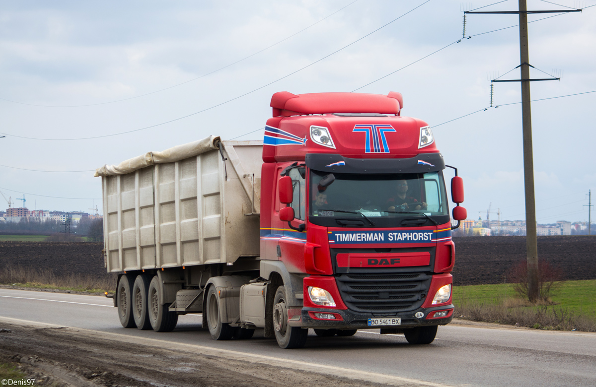 Тернопольская область, № ВО 5461 ВХ — DAF CF Euro6 FT