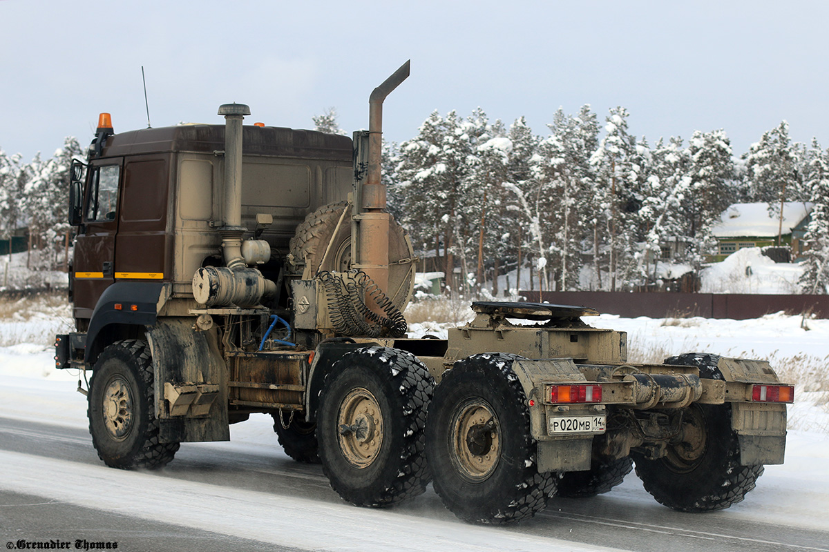 Саха (Якутия), № Р 020 МВ 14 — Урал-44202-82