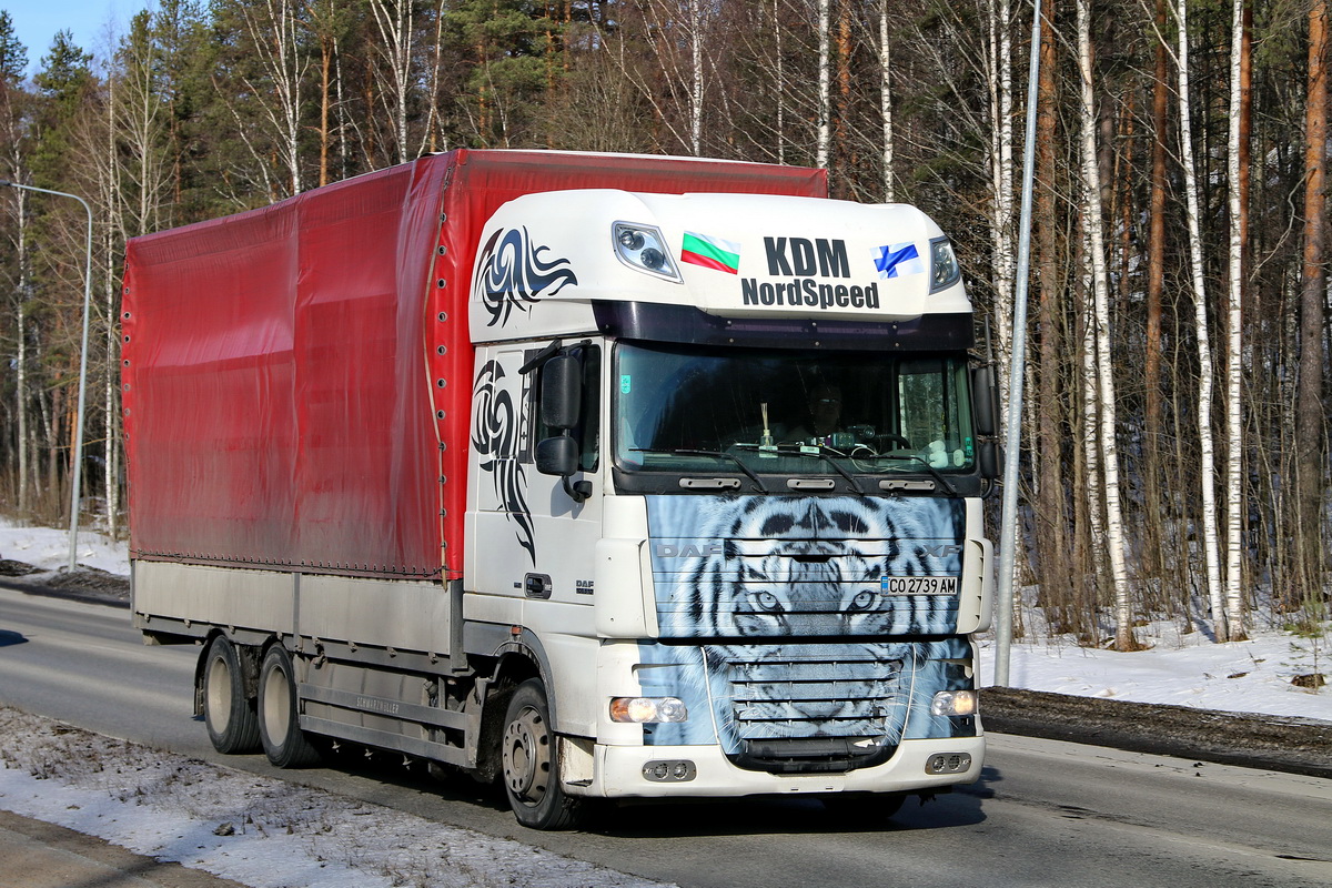 Болгария, № CO 2739 AM — DAF XF105 FAT