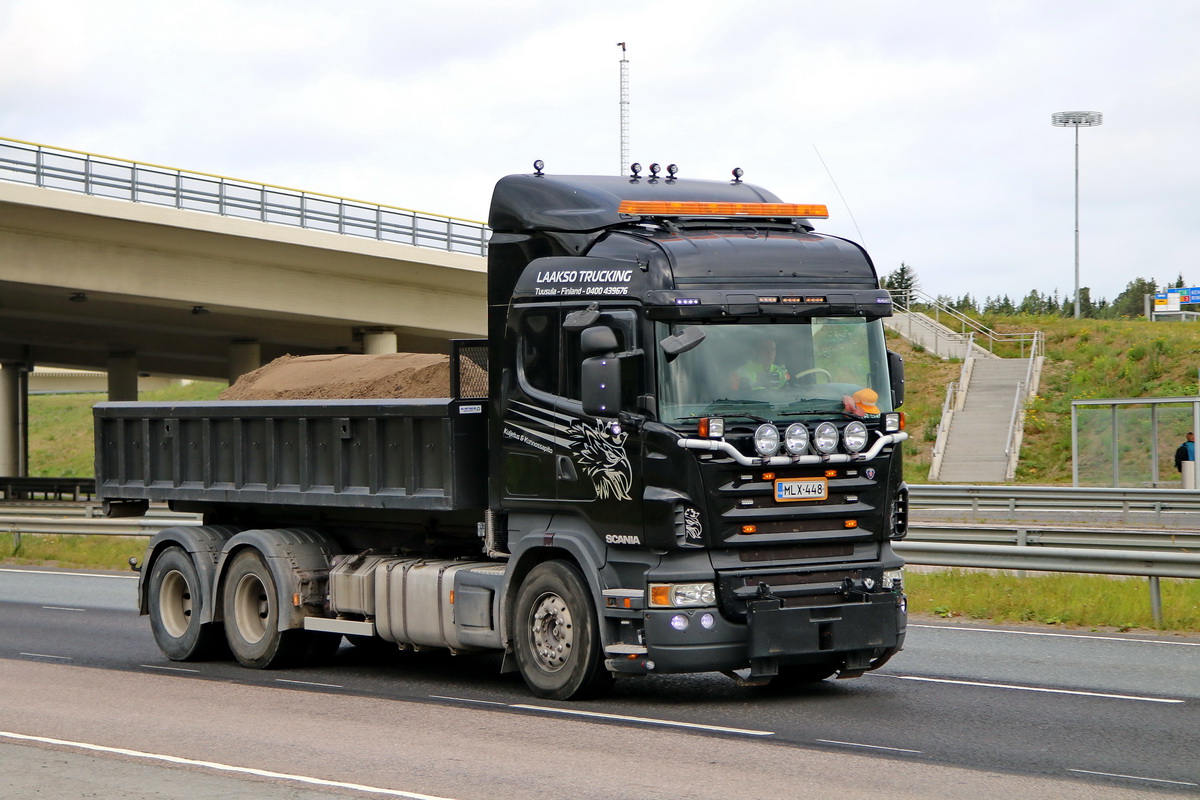 Финляндия, № MLX-448 — Scania ('2004, общая модель)