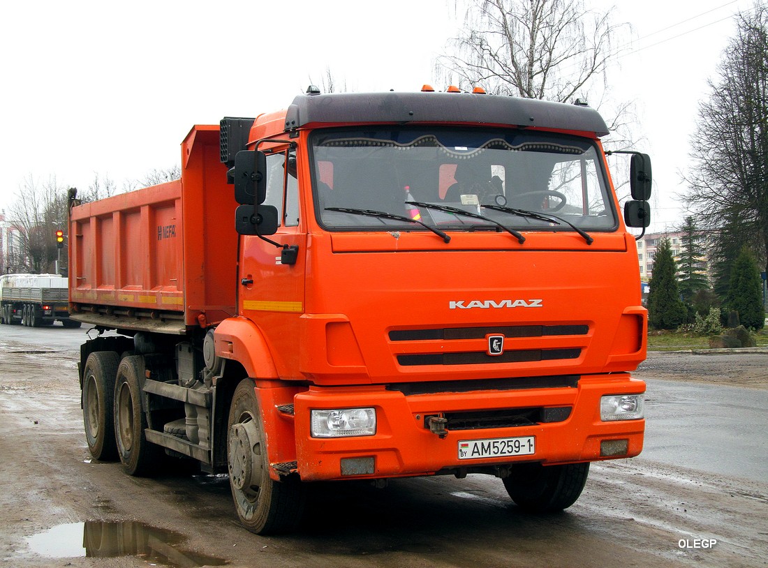 Брестская область, № АМ 5259-1 — КамАЗ-65115 (общая модель)