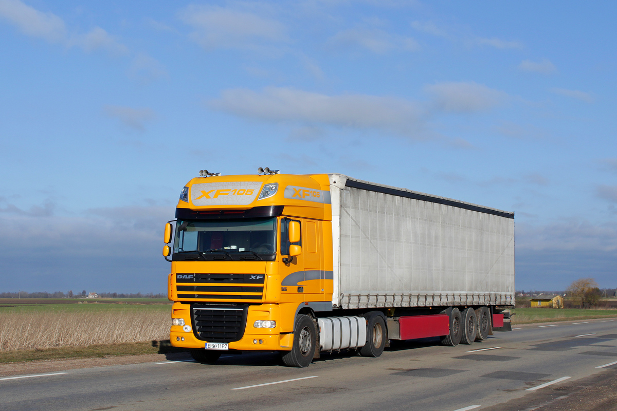 Польша, № ERW 11P7 — DAF XF105 FT