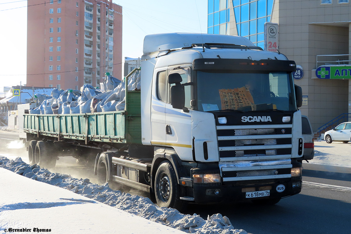 Саха (Якутия), № К 618 МВ 14 — Scania ('1996, общая модель)