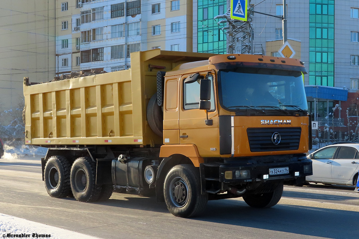 Саха (Якутия), № Х 324 КО 14 — Shaanxi Shacman F2000 SX325x