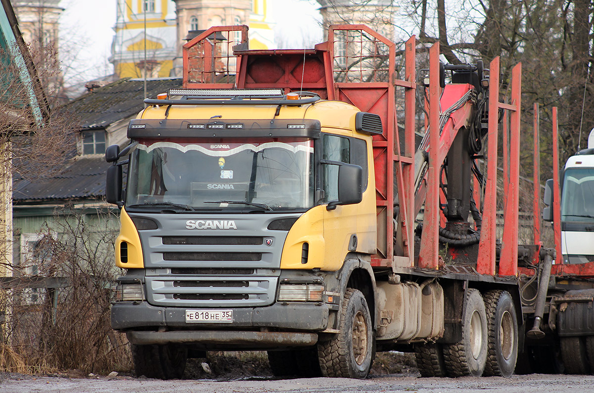 Вологодская область, № Е 818 НЕ 35 — Scania ('2011) P420