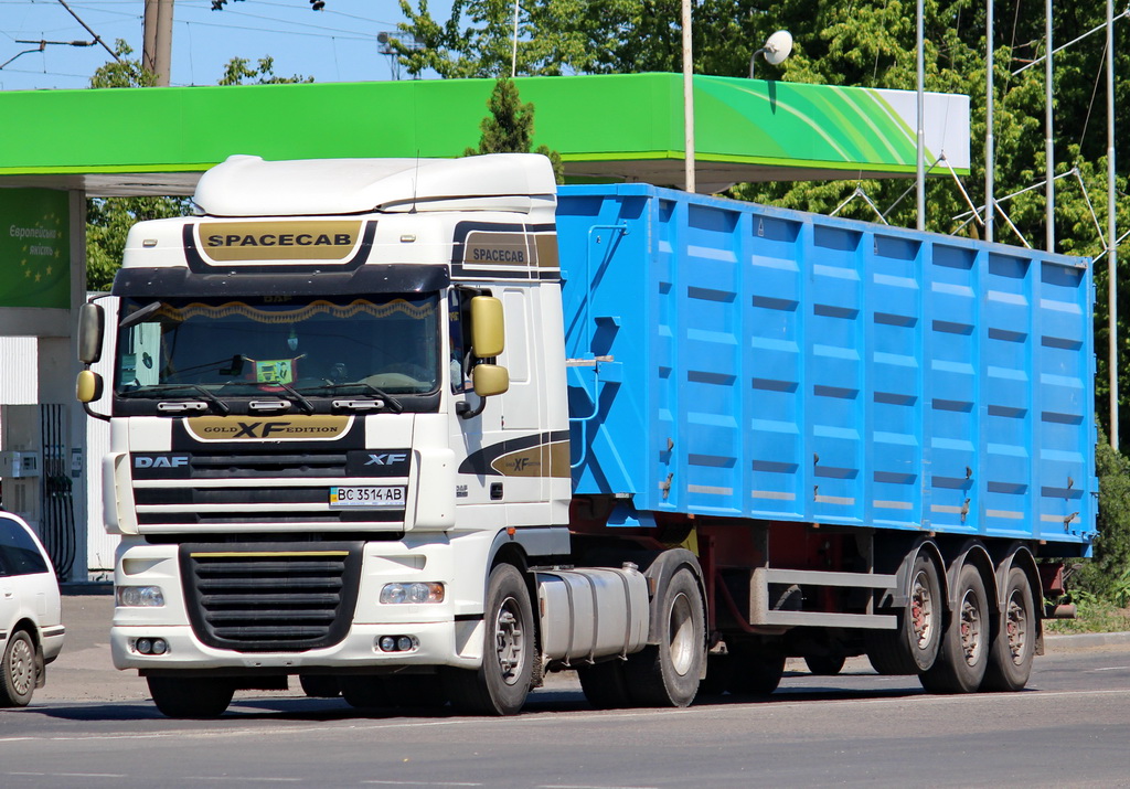 Львовская область, № ВС 3514 АВ — DAF XF105 FT