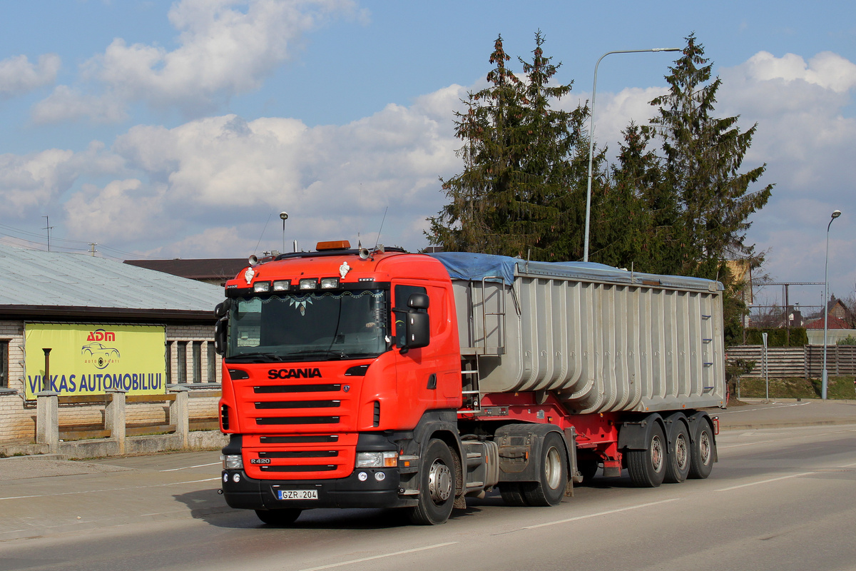 Литва, № GZR 204 — Scania ('2004) R420