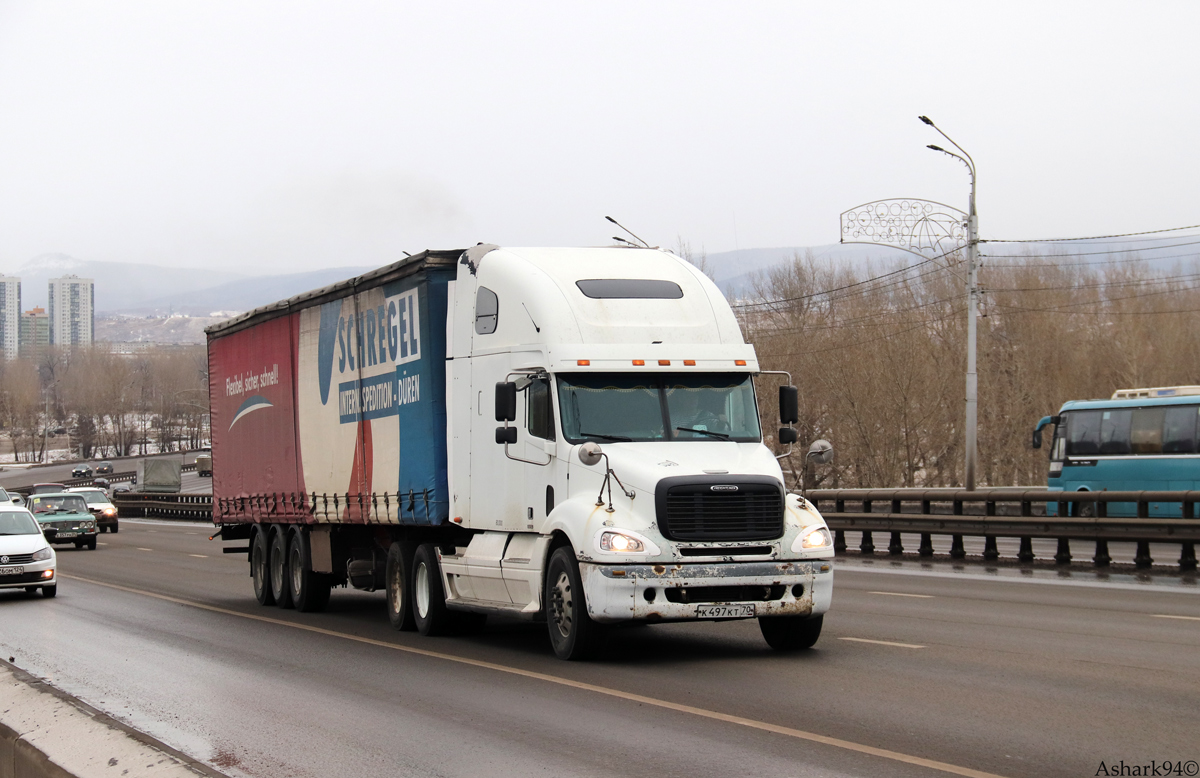 Томская область, № К 497 КТ 70 — Freightliner Columbia