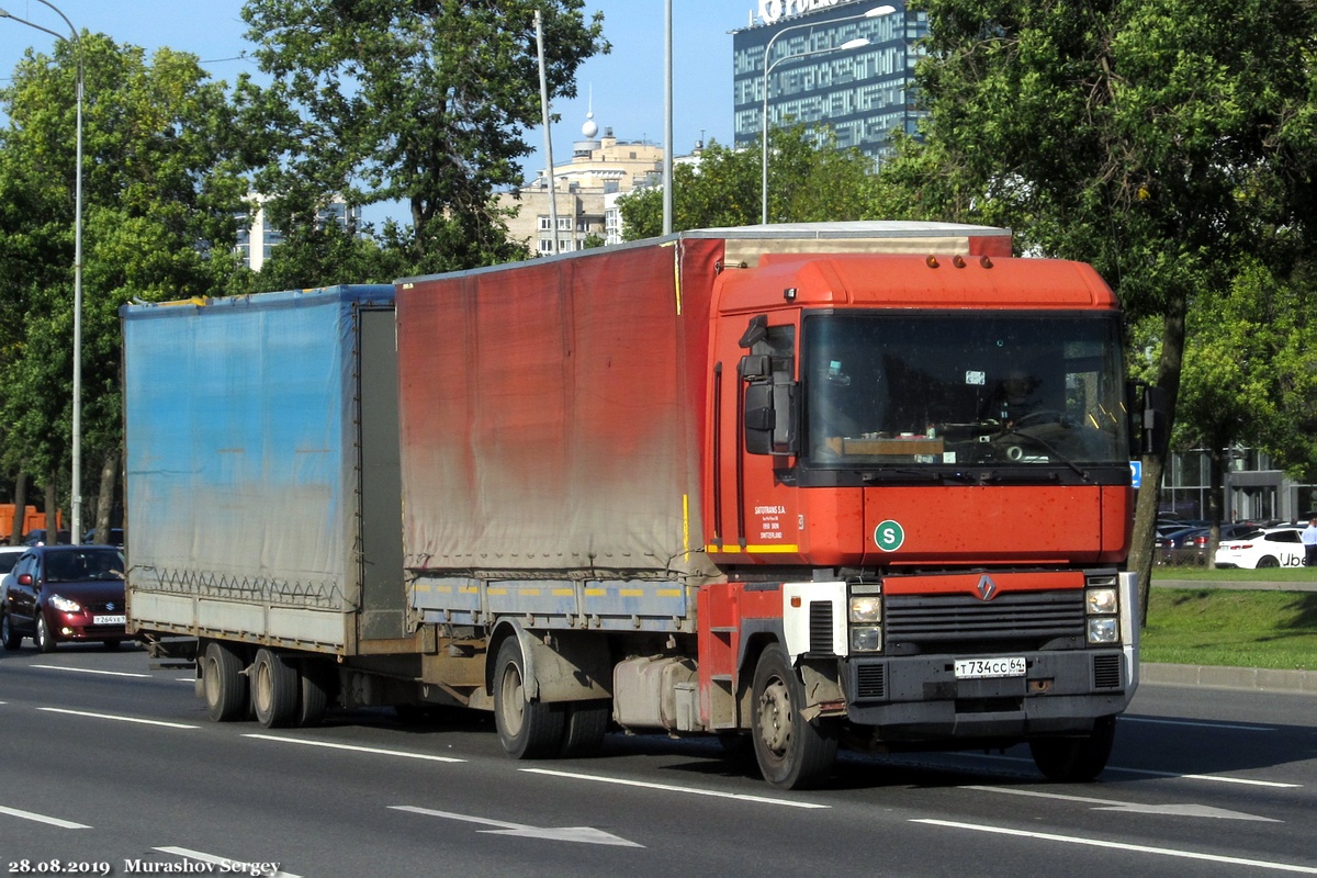 Саратовская область, № Т 734 СС 64 — Renault Magnum Integral ('1997)