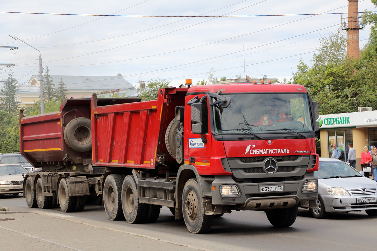 Томская область, № К 337 ЕЕ 70 — Mercedes-Benz Actros '09 3341 [Z9M]