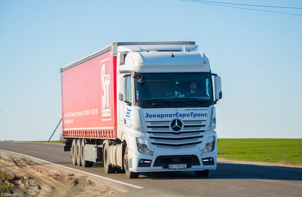 Закарпатская область, № АО 7407 СЕ — Mercedes-Benz Actros ('2011) 1845