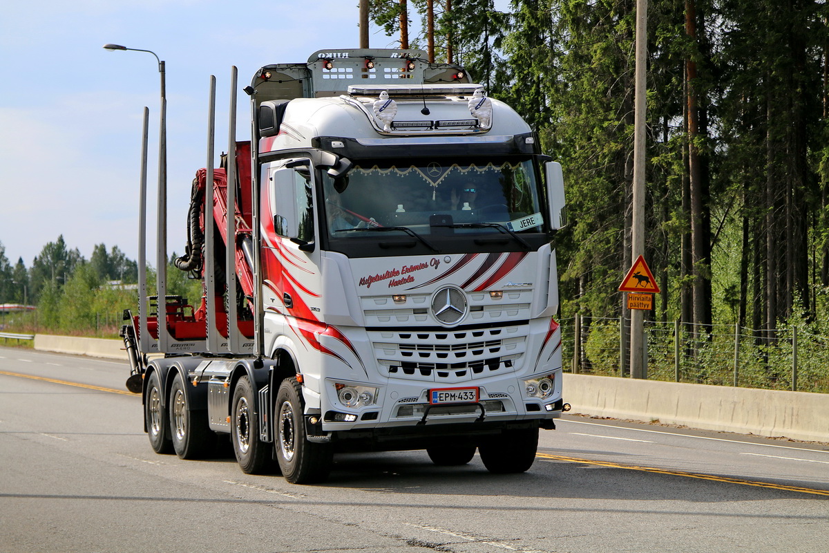 Финляндия, № EPM-433 — Mercedes-Benz Arocs (общ.м)