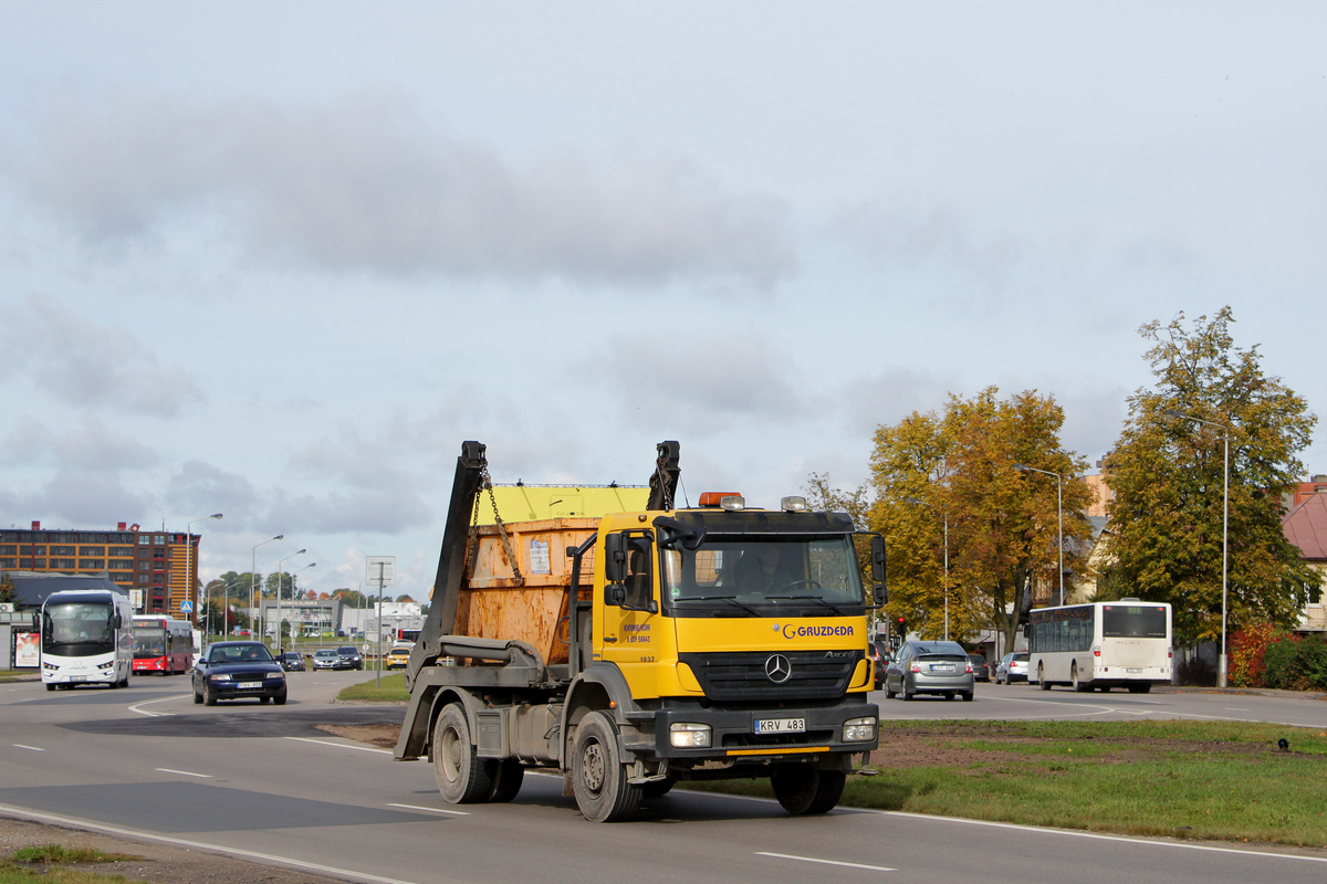 Литва, № KRV 483 — Mercedes-Benz Axor (общ.м)