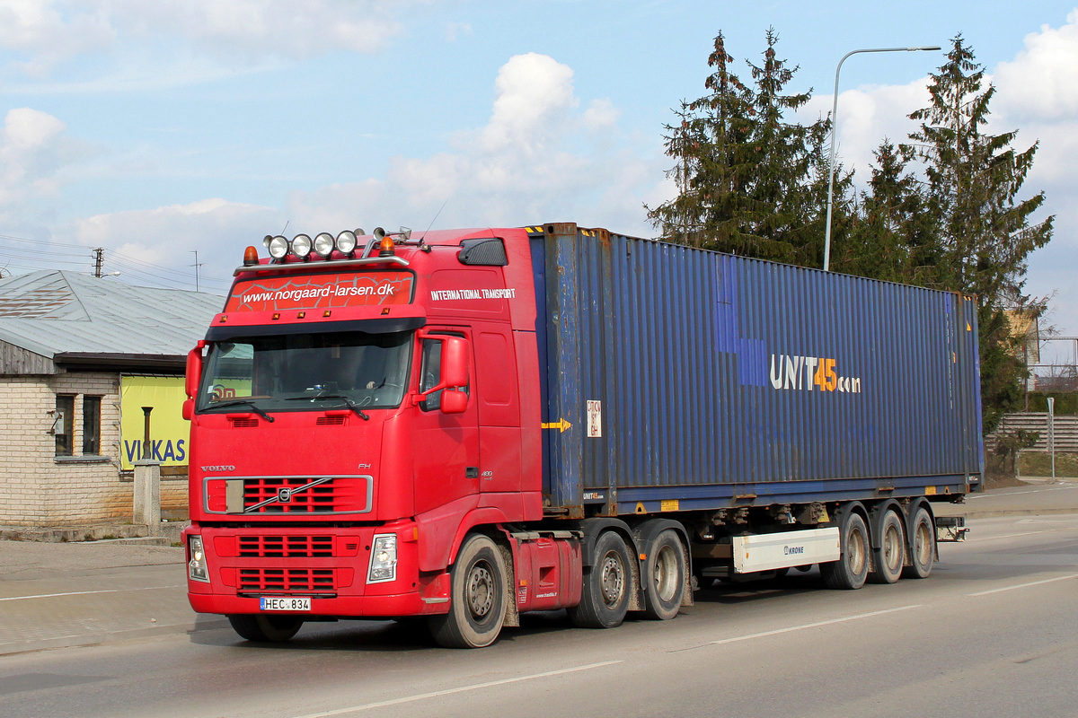 Литва, № HEC 834 — Volvo ('2002) FH12.480