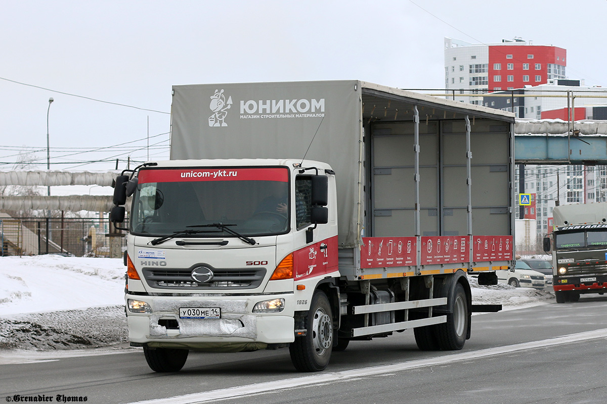 Саха (Якутия), № У 030 МЕ 14 — Hino 500