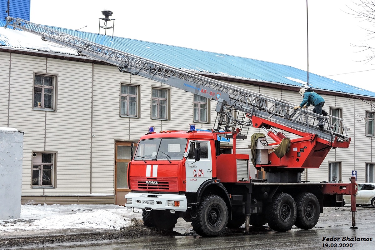 Курганская область, № У 573 ЕЕ 45 — КамАЗ-43114-15 [43114R]