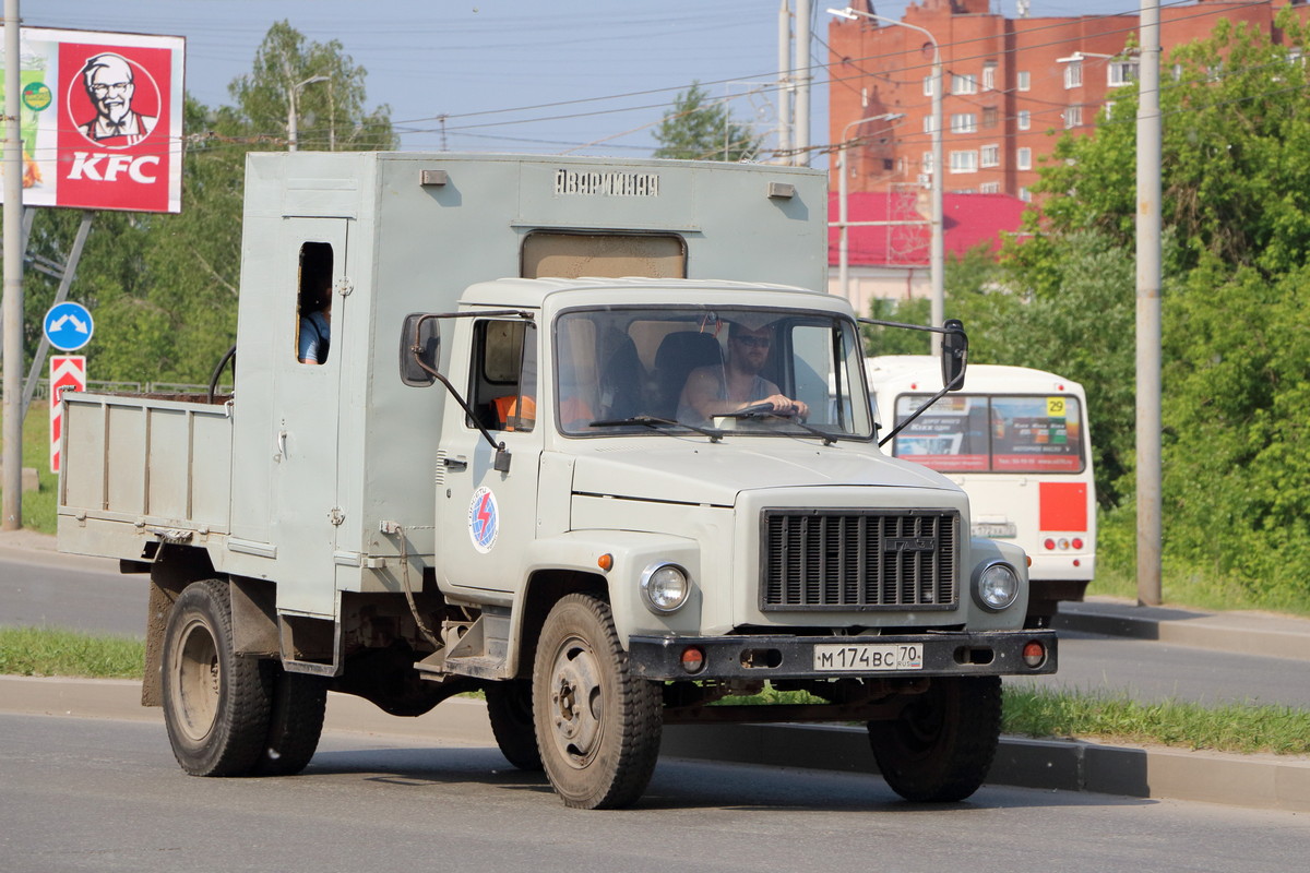 Томская область, № М 174 ВС 70 — ГАЗ-3307 [X5P]