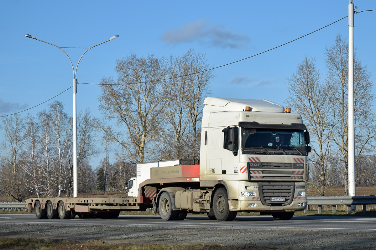 Челябинская область, № Е 628 ХК 174 — DAF XF105 FT