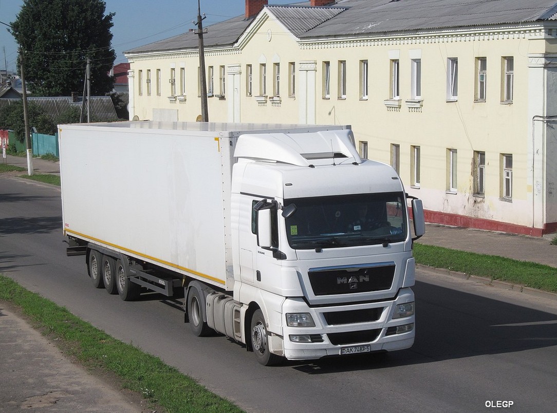 Минская область, № АК 7487-5 — MAN TGX ('2007) 18.440