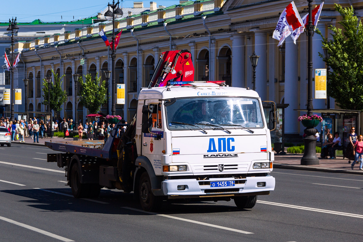 Санкт-Петербург, № О 1455 78 — КамАЗ-4308-H3