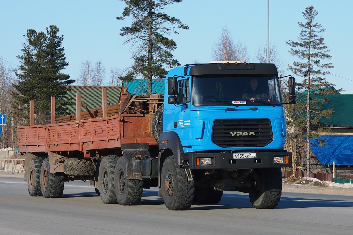 Ханты-Мансийский автоном.округ, № А 155 ХК 186 — Урал-44202-82