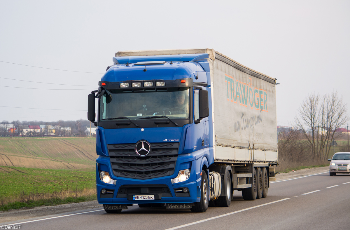 Винницкая область, № АВ 4120 ЕК — Mercedes-Benz Actros ('2011) 1842