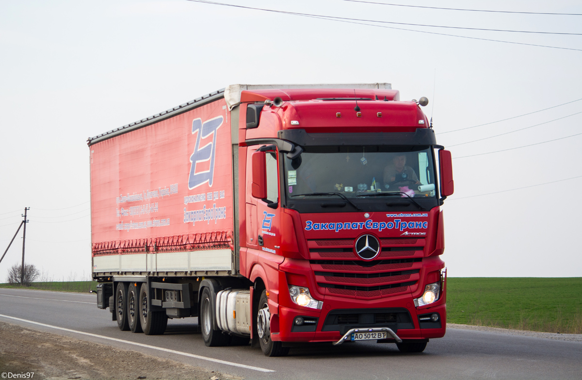 Закарпатская область, № 45 — Mercedes-Benz Actros ('2011) 1845