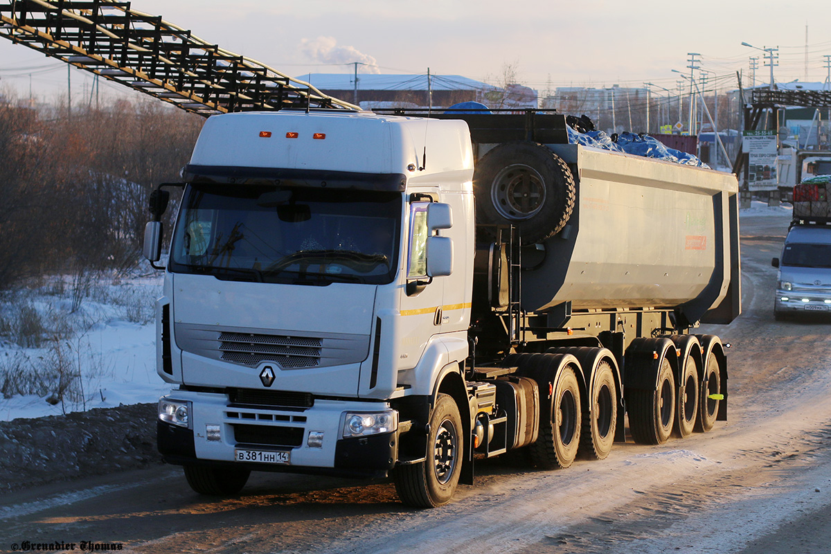 Саха (Якутия), № В 381 НН 14 — Renault Premium Lander [X9P]