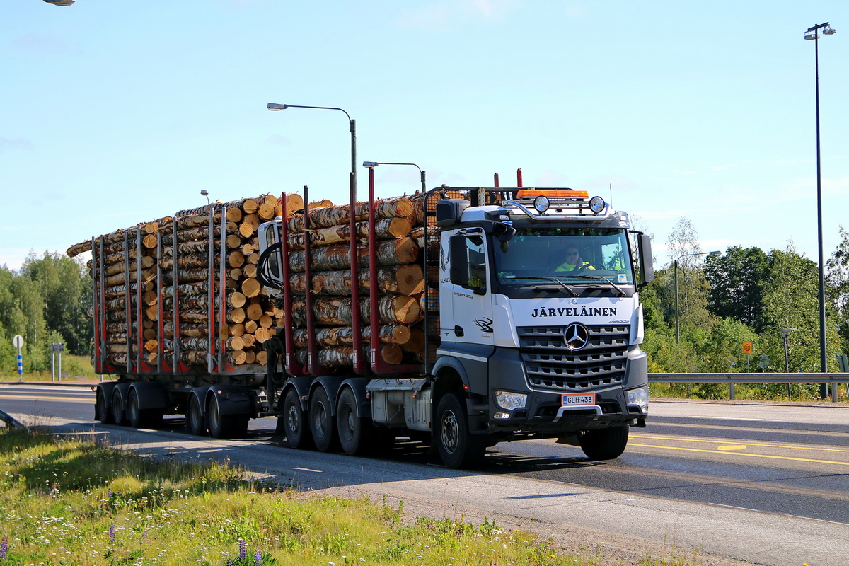 Финляндия, № GLH-438 — Mercedes-Benz Arocs (общ.м)