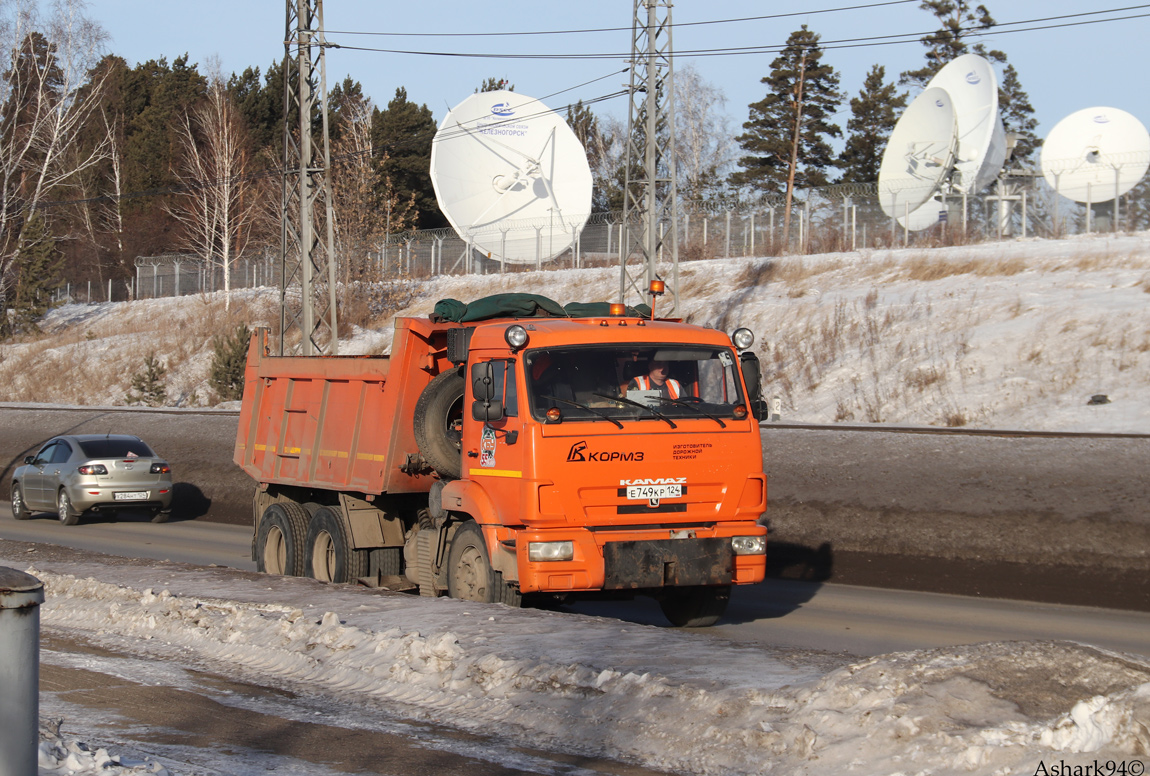 Красноярский край, № Е 749 КР 124 — КамАЗ-65115-L4