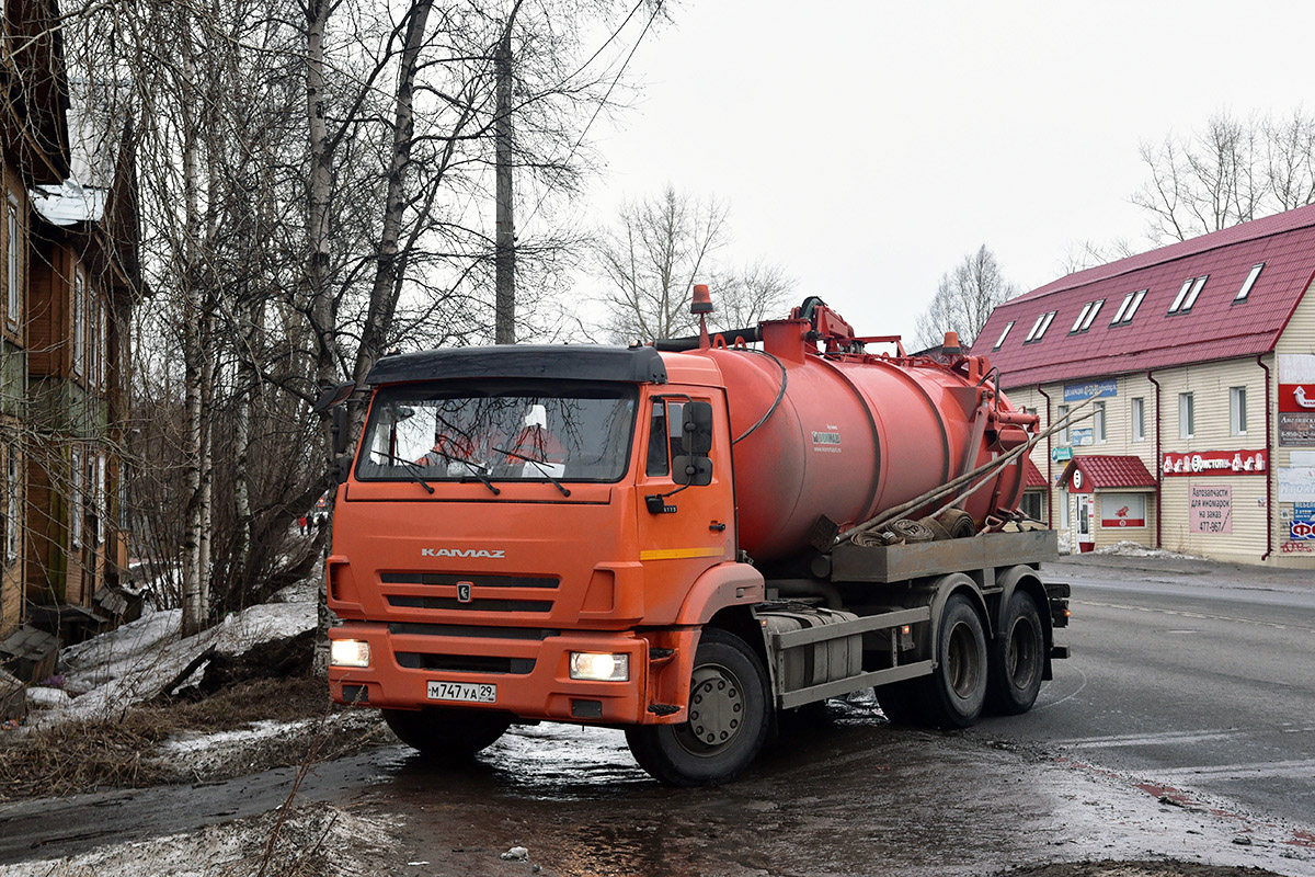 Архангельская область, № М 747 УА 29 — КамАЗ-65115-50