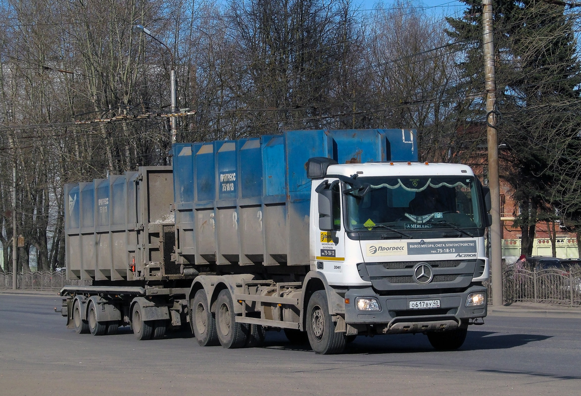 Калужская область, № О 617 ВУ 40 — Mercedes-Benz Actros '09 3341 [Z9M]