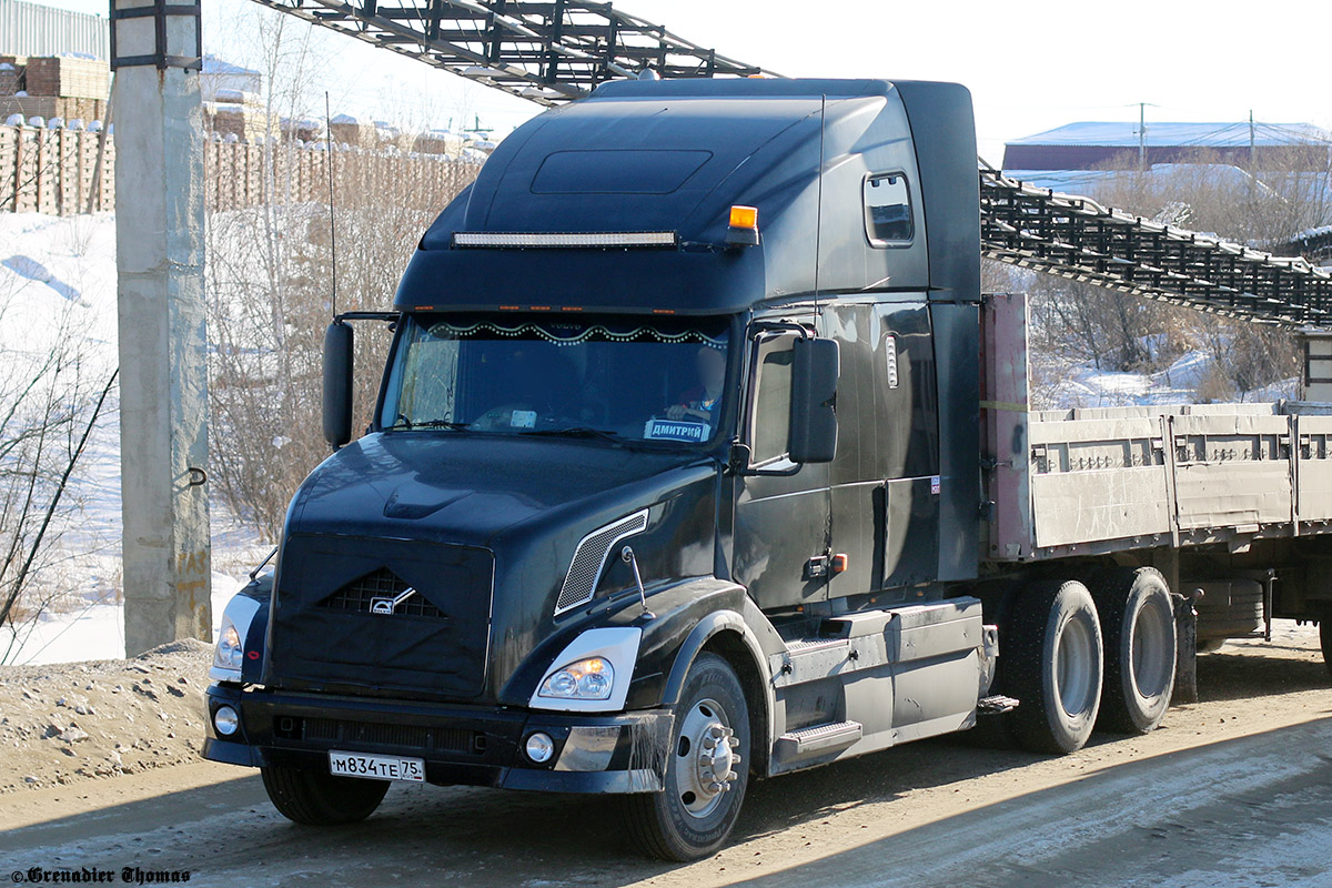 Забайкальский край, № М 834 ТЕ 75 — Volvo VNL670