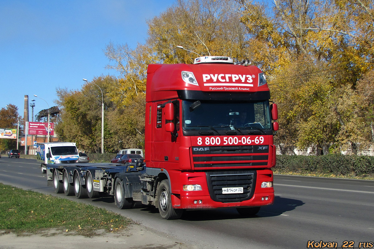 Алтайский край, № М 814 ОР 22 — DAF XF105 FT