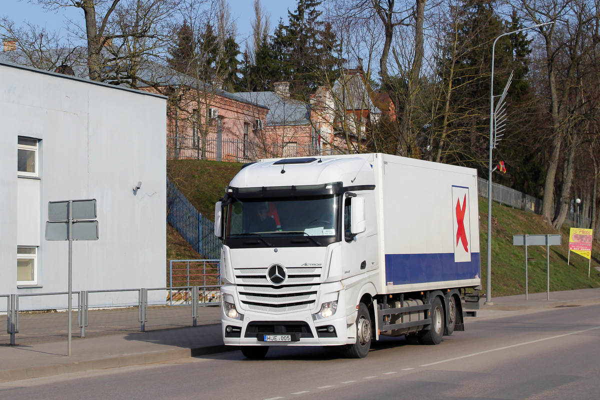 Литва, № HJE 005 — Mercedes-Benz Actros ('2011) 2542