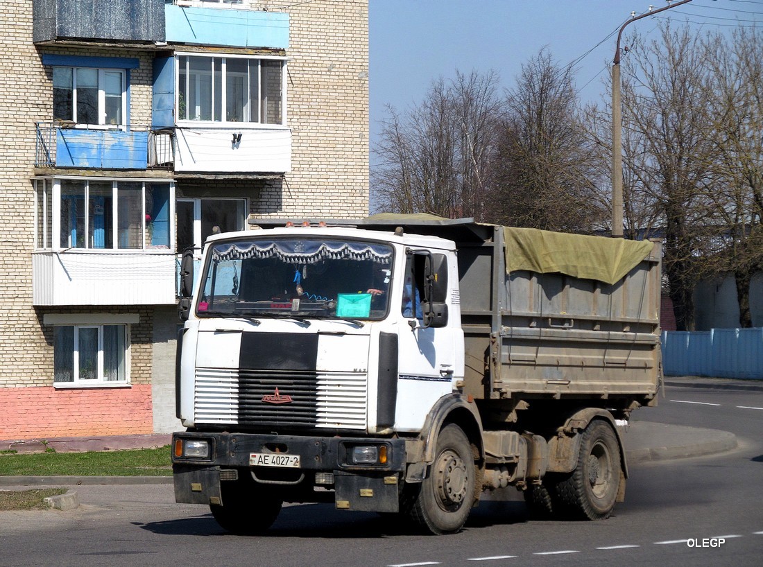 Витебская область, № АЕ 4027-2 — МАЗ-5551 (общая модель)