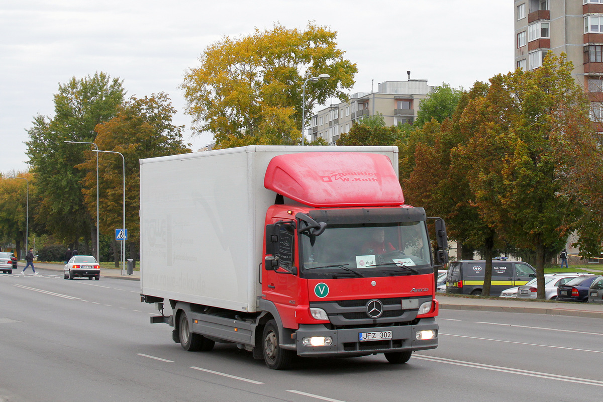 Литва, № JFZ 302 — Mercedes-Benz Atego 822