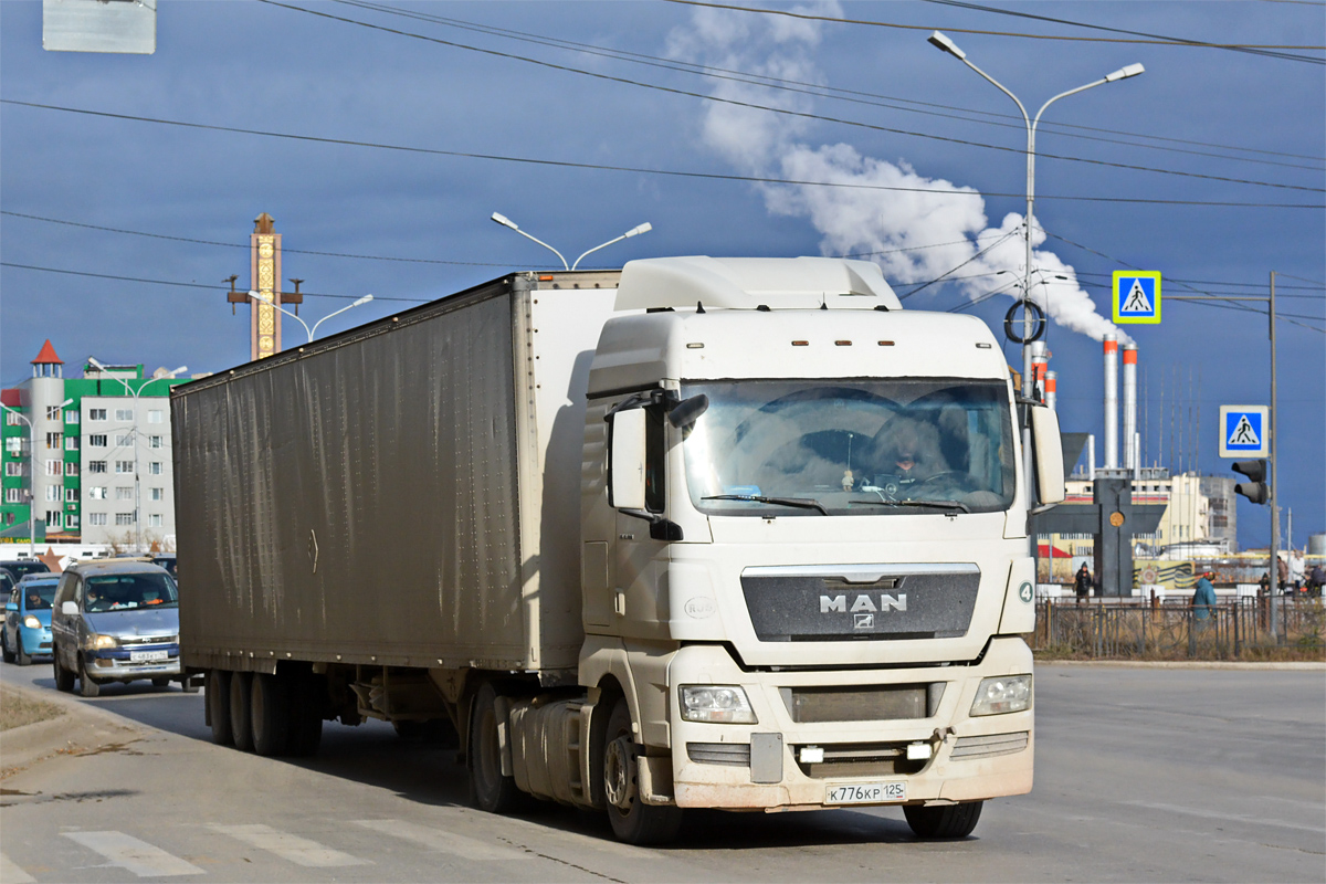 Приморский край, № К 776 КР 125 — MAN TGX ('2007) 18.400