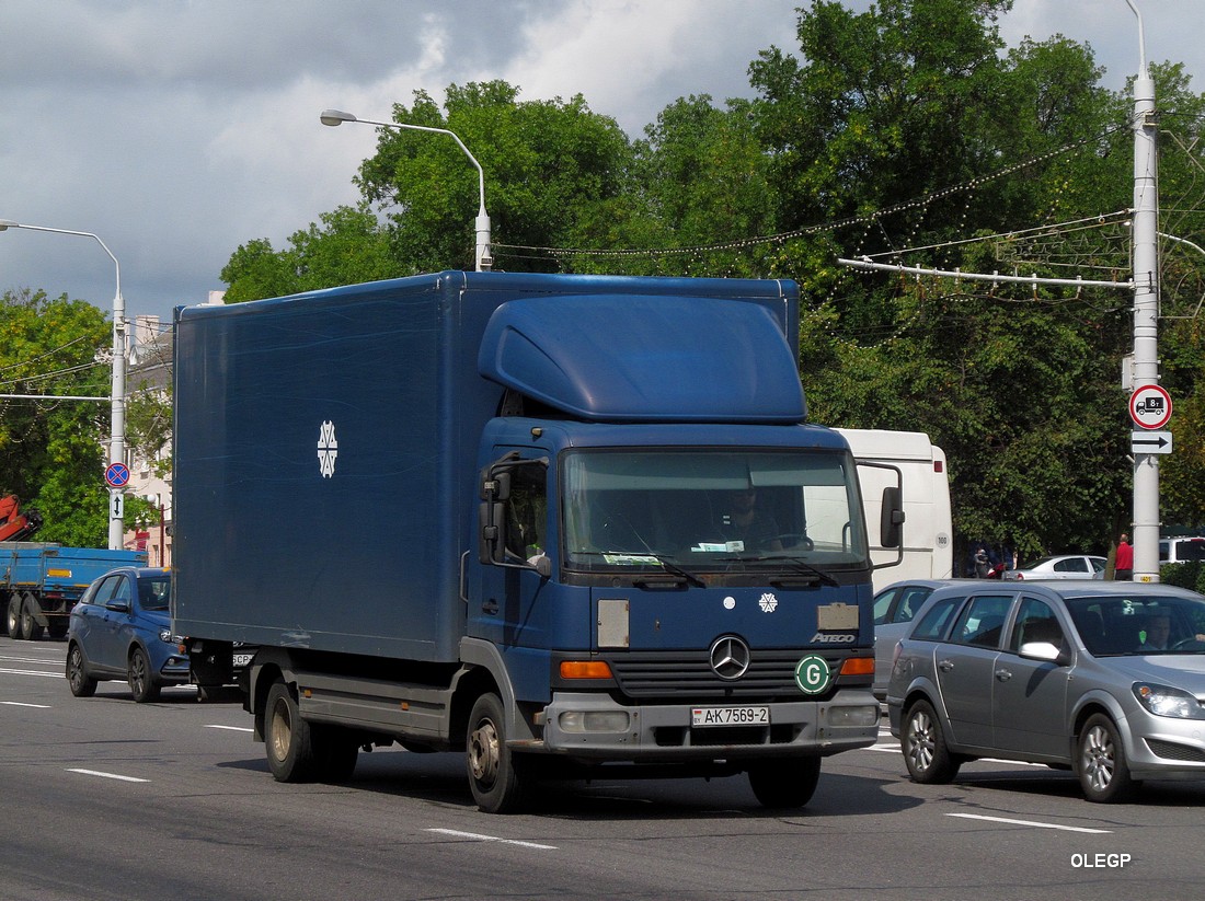 Витебская область, № АК 7869-2 — Mercedes-Benz Atego (общ.м)