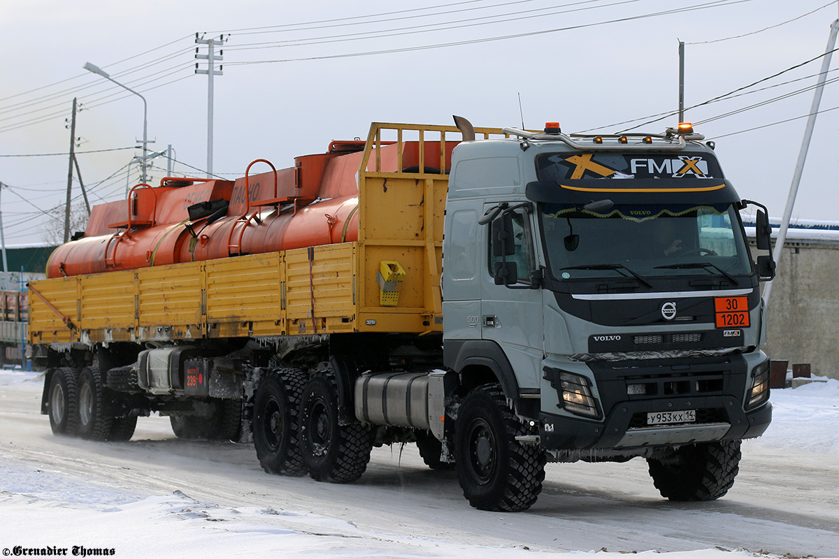 Саха (Якутия), № У 953 КХ 14 — Volvo ('2013) FMX.500 [X9P]