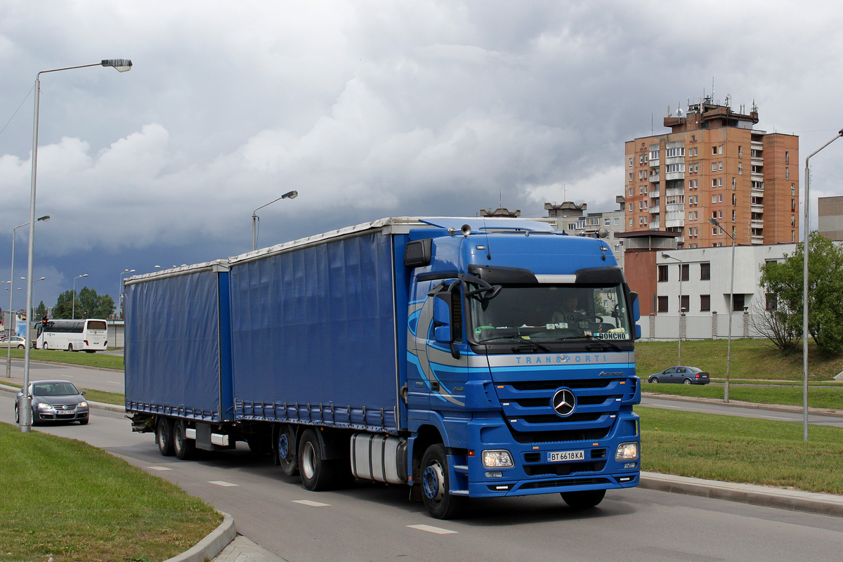 Болгария, № BT 6618 KA — Mercedes-Benz Actros ('2009)