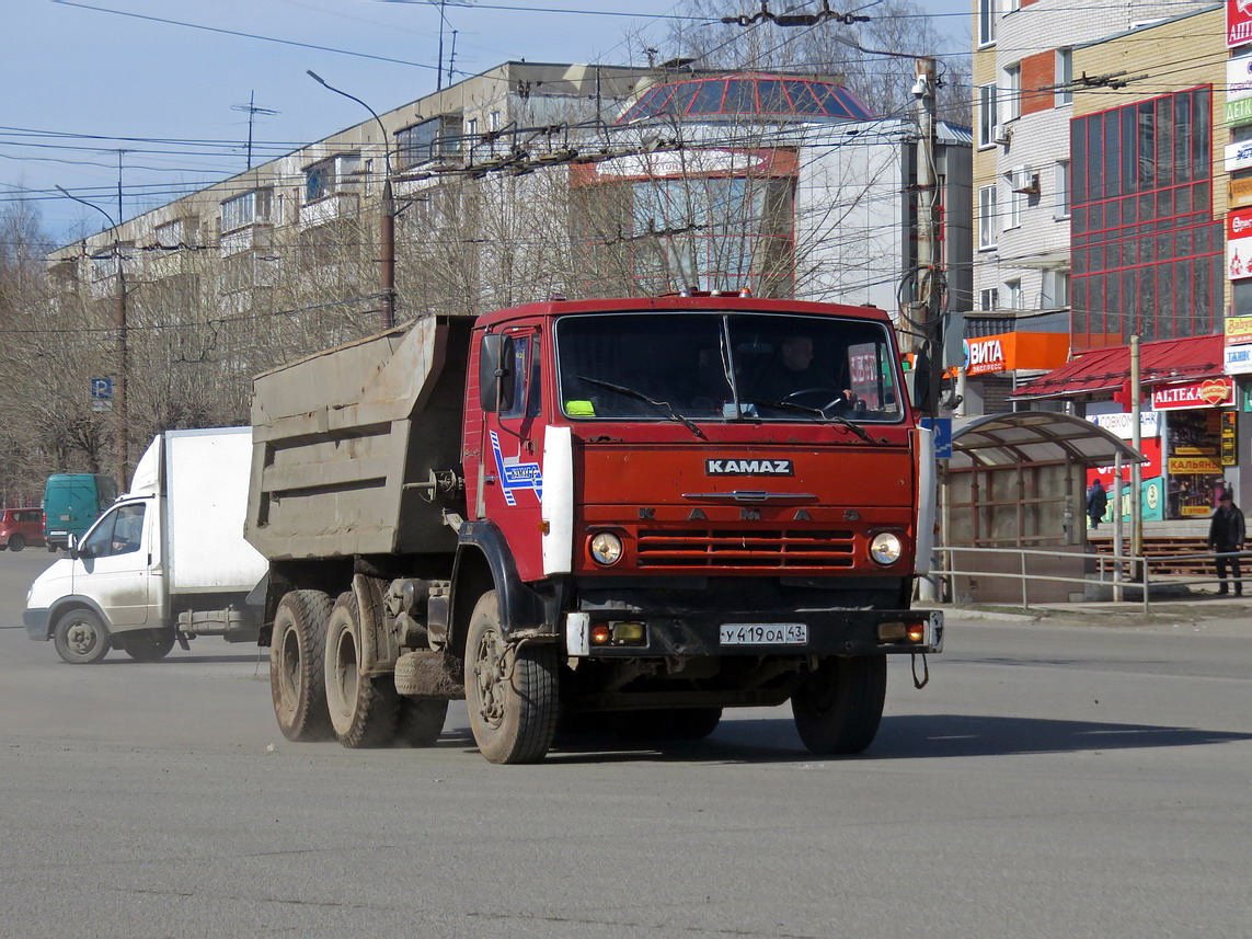 Кировская область, № У 419 ОА 43 — КамАЗ-55111 (общая модель)