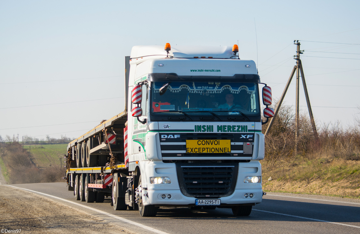 Киев, № АА 2295 ТІ — DAF XF105 FT