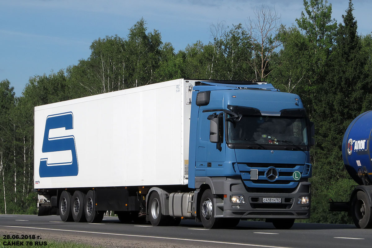 Ростовская область, № С 418 ТМ 161 — Mercedes-Benz Actros ('2009) 1844