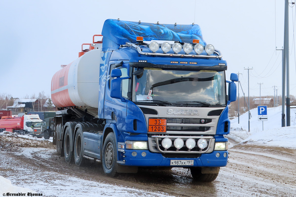 Саха (Якутия), № К 987 КК 197 — Scania ('2011) P400