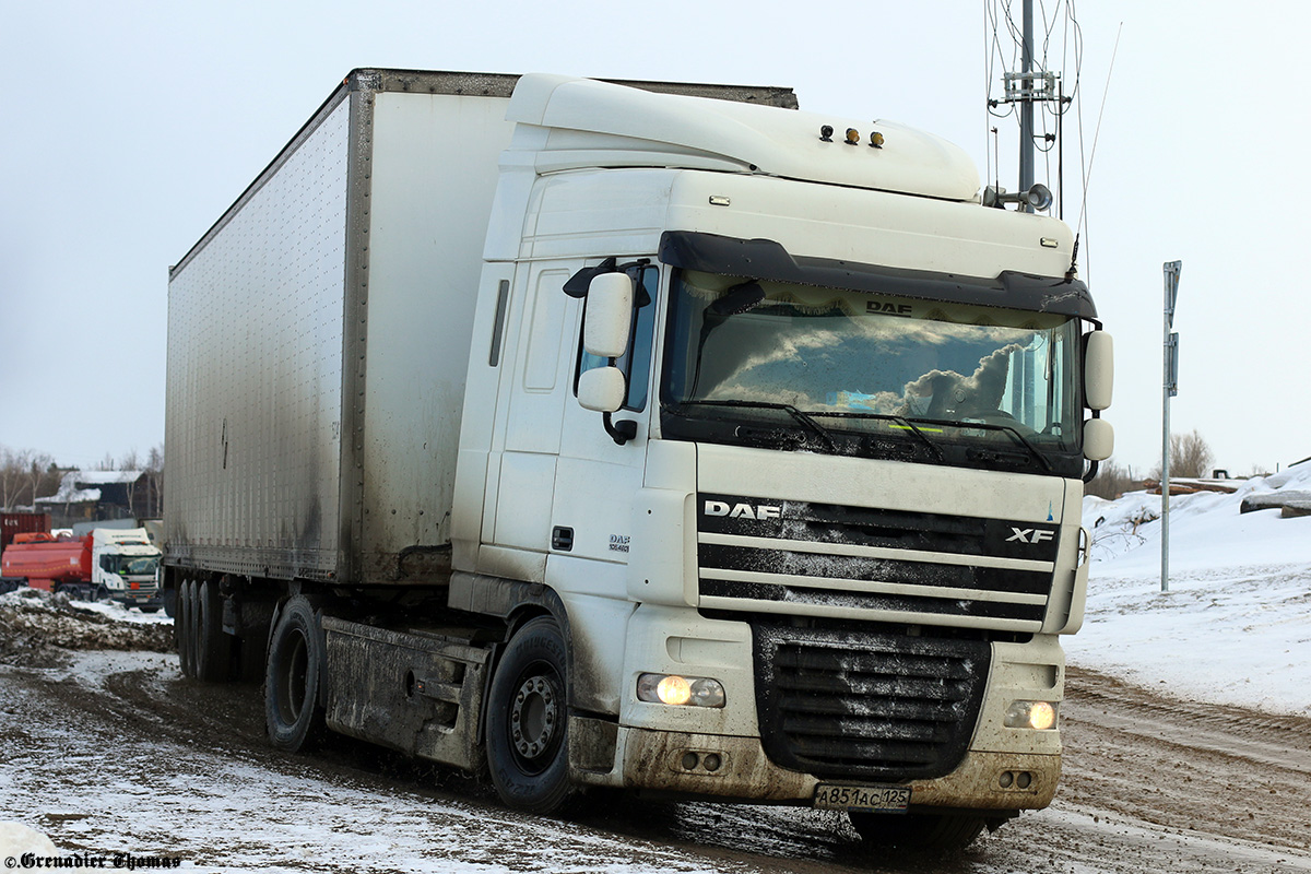 Приморский край, № А 851 АС 125 — DAF XF105 FT