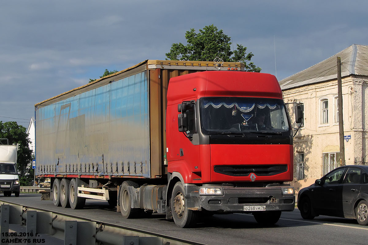 Ярославская область, № О 268 УМ 76 — Renault Premium ('1996)